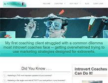 Tablet Screenshot of myfirstcoachingclient.com